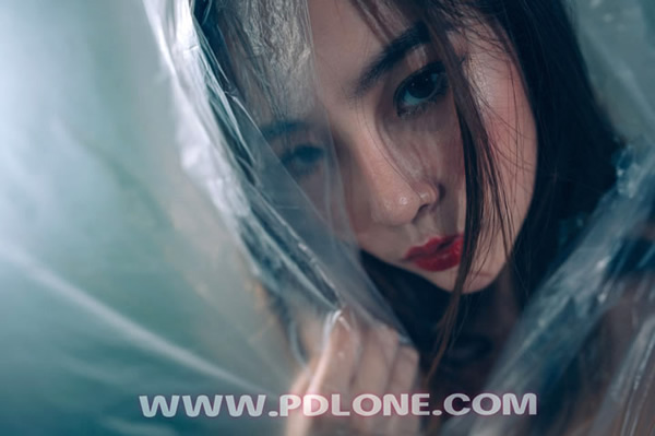 潘多拉NO.327期长发女孩胶纸裹身无圣光写真2