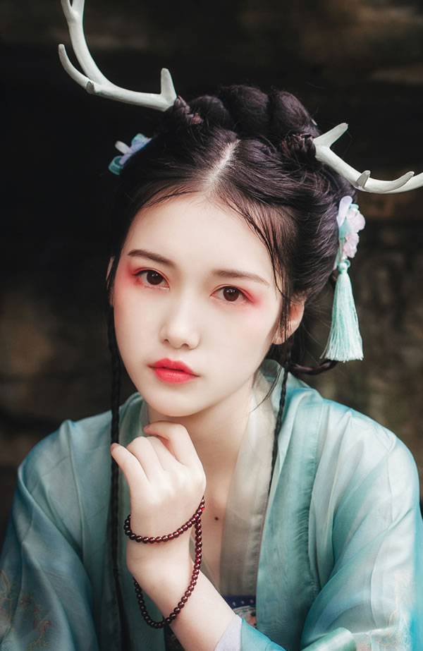 古风汉服小美女唯美无圣光人体图集