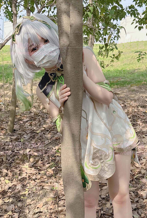 福利姬软萌兔兔酱 河边小树林草神纳西妲