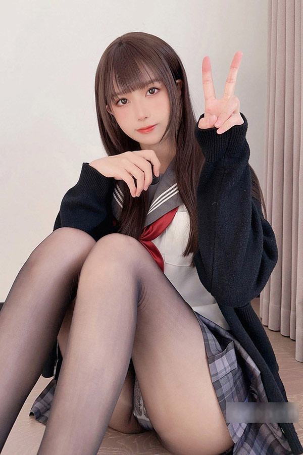 网红美女布丁大法 黑丝JK