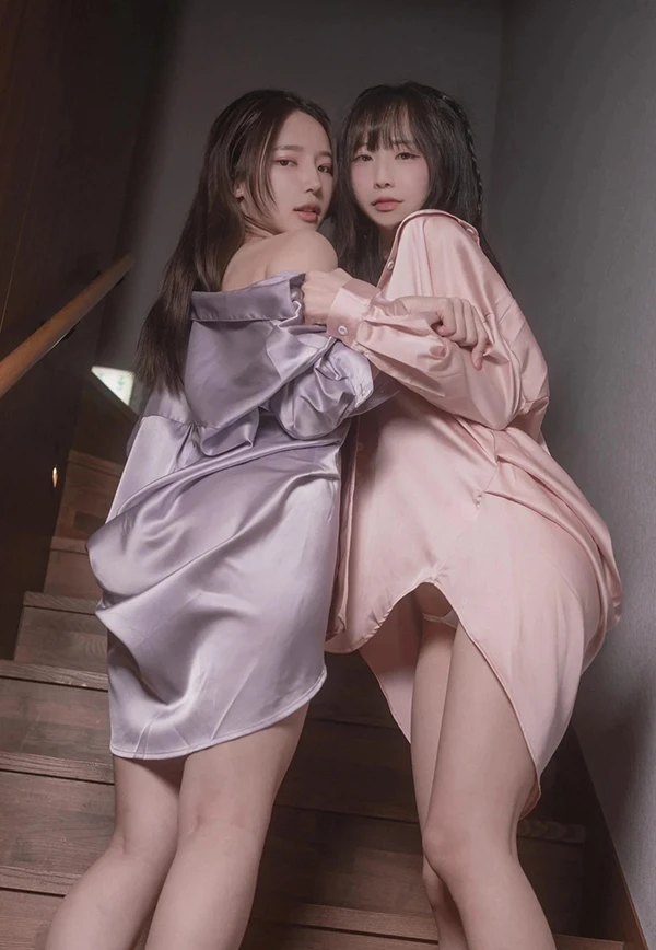 漂亮小姐姐Yeha+Hina双人百合嘿嘿无圣光图集